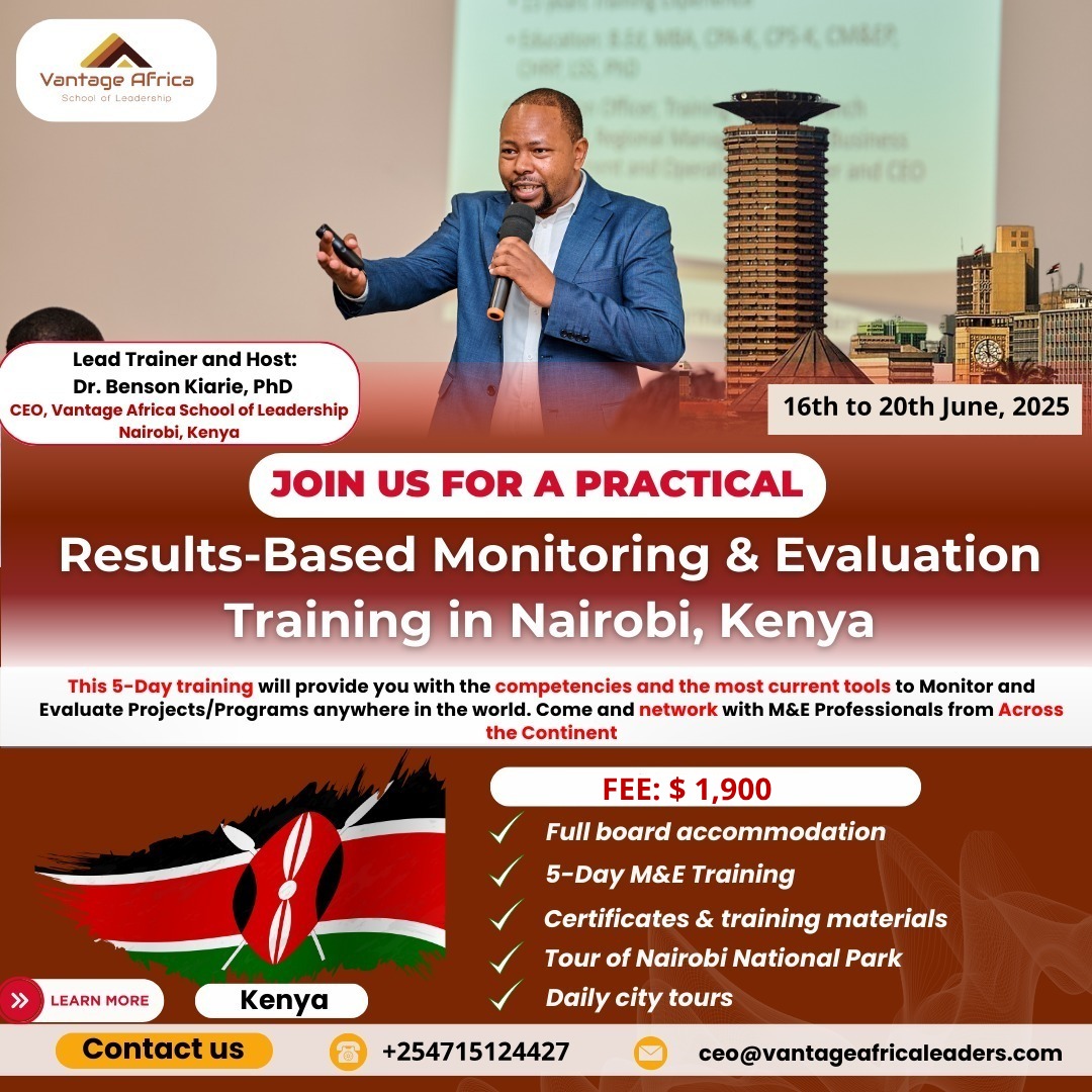 ðŸŒŸ Mastering Monitoring & Evaluation: A Transformative 5-Day Training in Nairobi! ðŸŒ